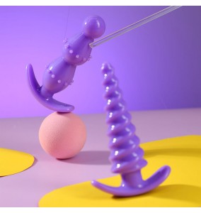 MizzZee - Ice Cream Cone Anal Butt Plug (Full Set 2 Pieces)